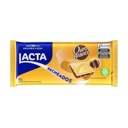 Ouro Branco White Chocolate with Creamy Filling 3.46oz