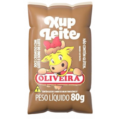 Xup Leite Milk cream 2.85oz (Pack of 05)