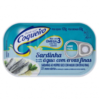 Sardines in Water Based Sauce with Fine Herbs 4.40oz