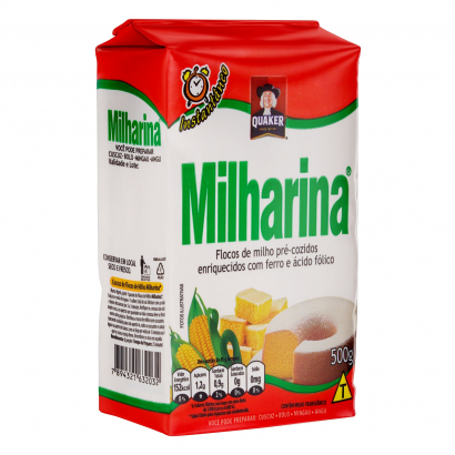 Milharina Pre-cooked corn flakes 17.63oz