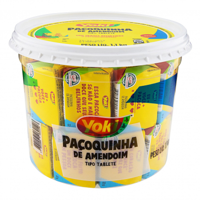 Paçoquinha de Amendoim Tipo Tablete 1kg