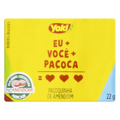 Paçoquinha de Amendoim Tipo Tablete 1kg