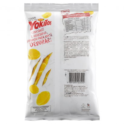 Yokitos Salgadinho Conchinha de Milho Sabor Presunto 54g