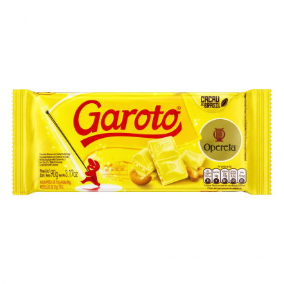 Opereta  White Chocolate w/ Cashew Nuts 3.17oz 