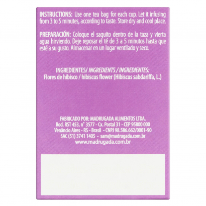 Hibiscus Tea - 10 Bags of  0.53oz