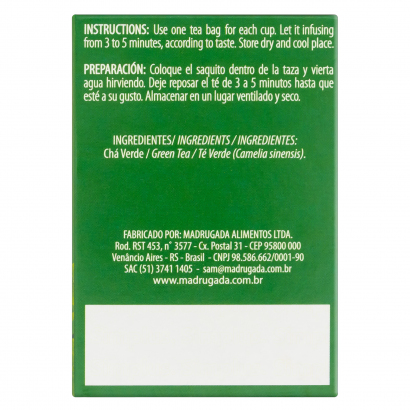 Green Tea - 10 Bags of  0.53oz