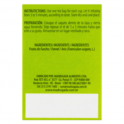 Fennel Tea - 10 Bags of  0.53oz