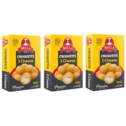 Croquette - Potato Dough Bites with Cheese 7.05oz (PACK OF 03)