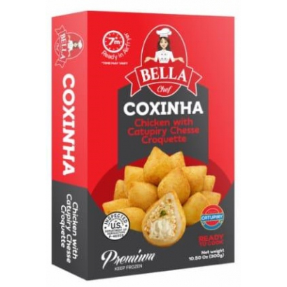 Mini Coxinha de Frango com Catupiry Frita 200g (PACK COM 03)