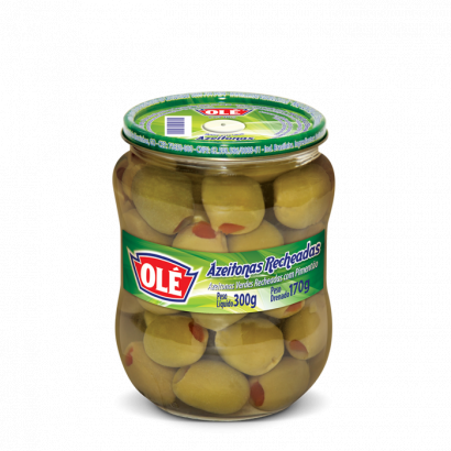 Red Pepper Stuffed Green Olives 10.58oz