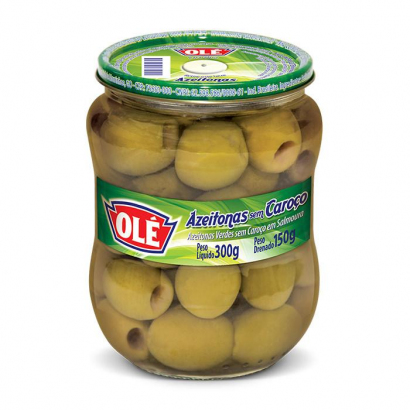 Pitted Green Olives 10.58oz 