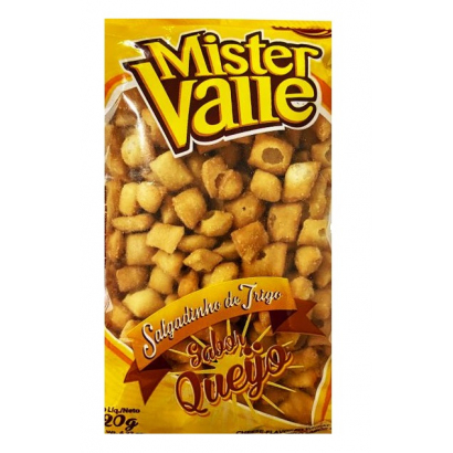 Mister Valle Salgadinho de Trigo Sabor Queijo 120g