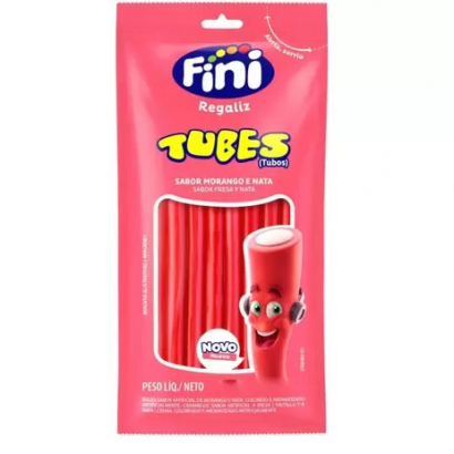 Strawberry Tubes Jelly Candy 2.82oz
