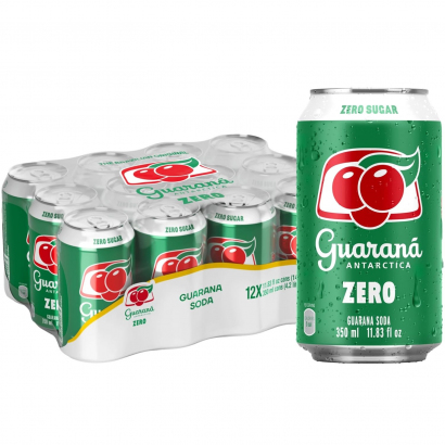 Guaraná Zero Açucar 350ml Pack de 12