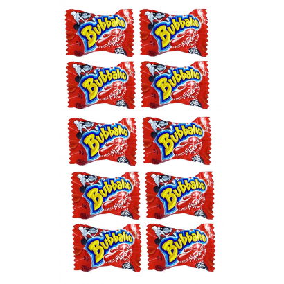Bubble Gum Strawberry Flavored Box 0.17oz Pack of 10