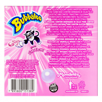 Tutti Frutti Bubble Gum Box 10.58oz 