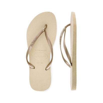 Sand Grey / Light Grey  Slim Flip Flop USA 3/4 Y