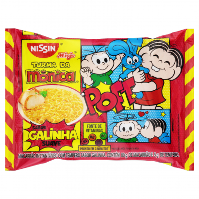 Turma da Mônica Chicken Flavored Noodles 2.99oz