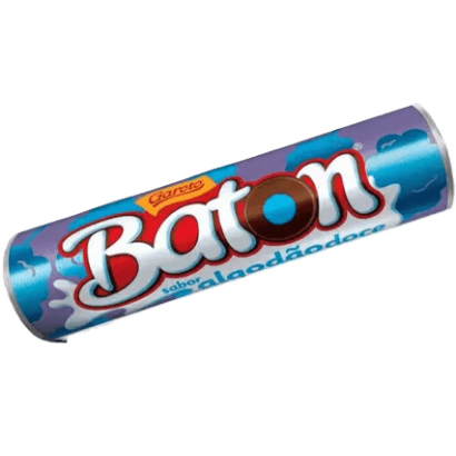 Baton Barra de Chocolate Sabor Algodão Doce 16g