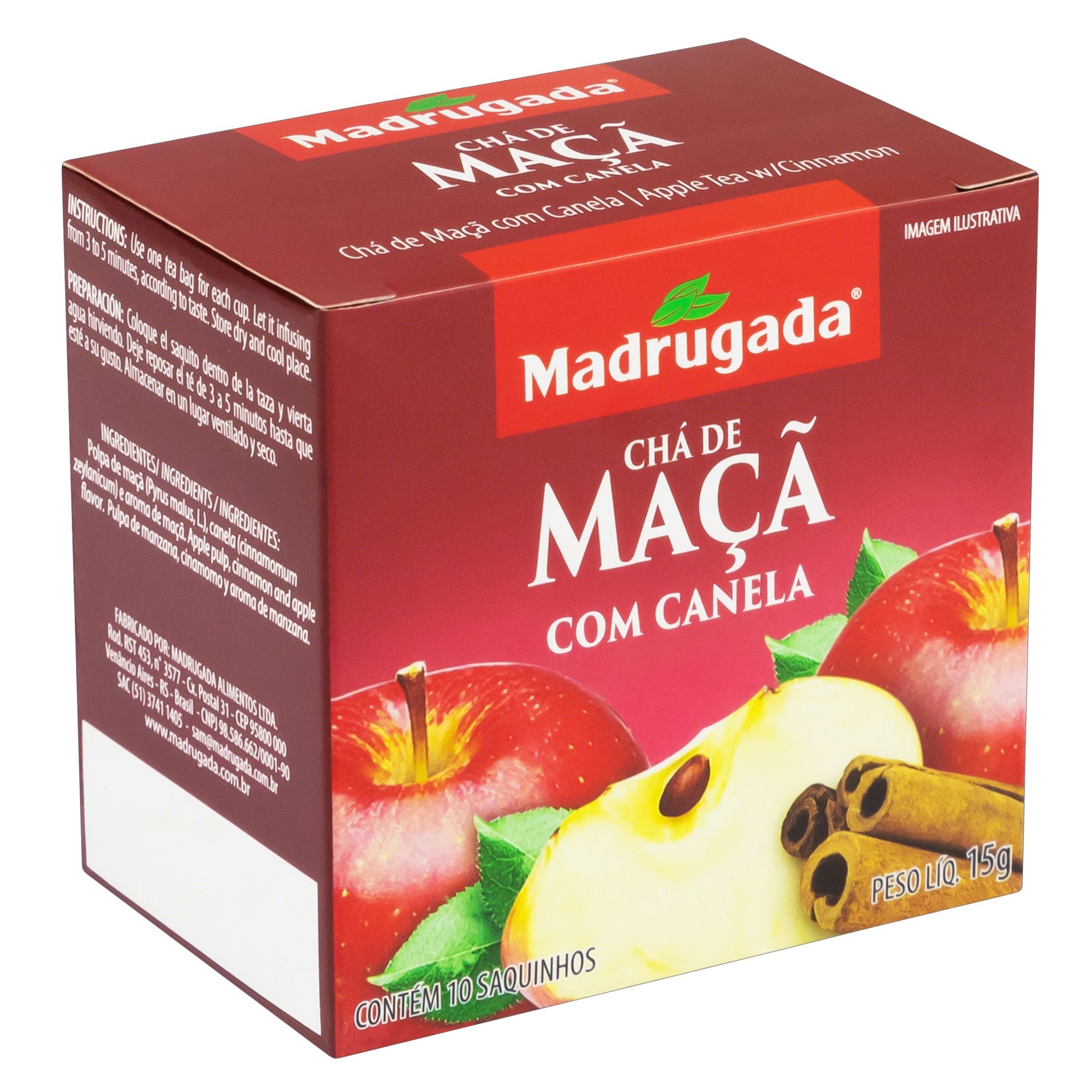 Chá de Maçã com Canela